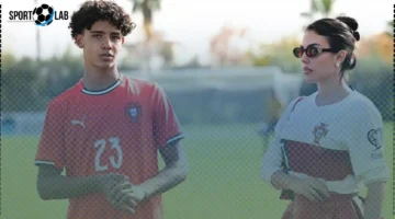 جورجينا رودريغيز تحتفل بأول لقب لكريستيانو جونيور بقميص رونالدو مع البرتغال